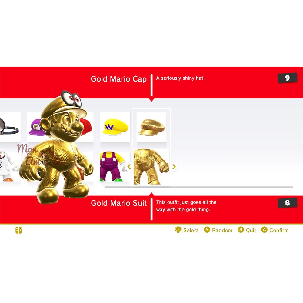 10 Pcs For Super Mario Odyssey Nfc Tag Game Cards For Ns Switch