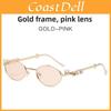 Metal Sunglasses With Pearl Embellishments For Fashionable Sun Protection
