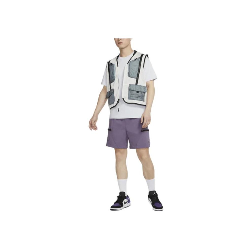 Jordan 23 Casual Sports Shorts Men Bottoms Purple DQ8086-553