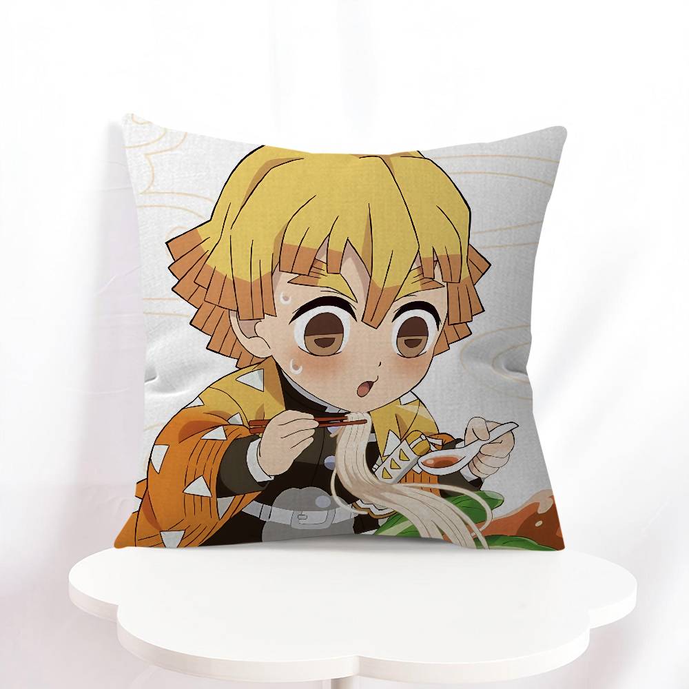 A-Agatsuma Zenitsu Personalized Pillow Cover Kids Bedroom Wild Party Decor Pillowcase Kid Birthday Shower Gift