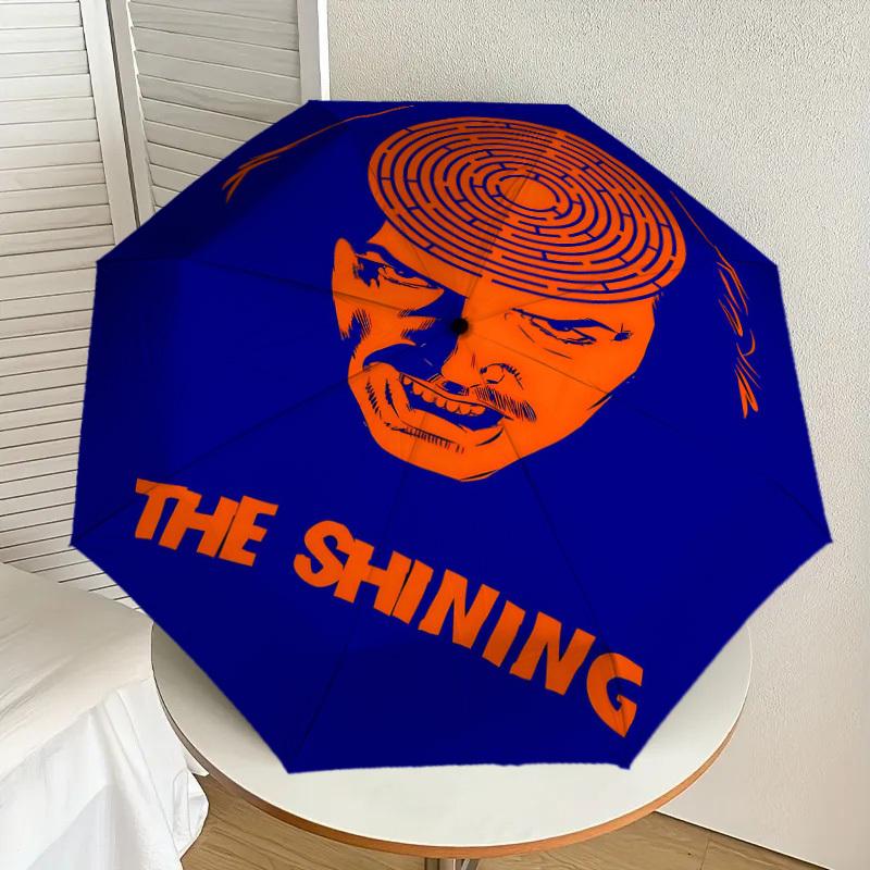 1 Stück Der Shining Regenschirm - 8 Speichen verstärkt, Automatisches Öffnen, Leicht & Langlebig, Niedliches Modeaccessoire für Draußen, D2652