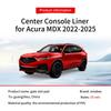 for Acura MDX 2025-2025 Car Gate Slot Mat Interior Accessories Non-Slip Mats Cup Holders Protective Pads