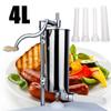 4L 304 Stainless Steel Meat Sausage Stuffer Maker Vertical Machine 4 Tube Commercial 600*150*120mm