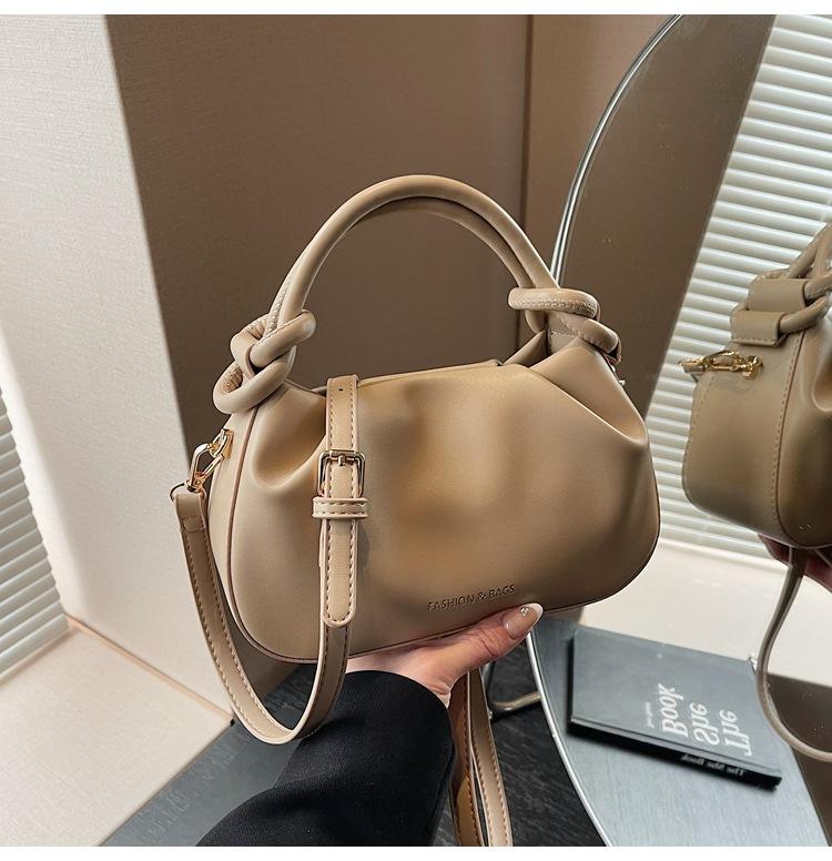 Bag Premium Versatile Bucket Bag Autumn and Winter 2025 New Niche Folded Crossbody Handbag Women