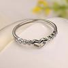 Women Hollow Heart Rhinestone Inlaid Finger Ring Wedding Party Jewelry Gift
