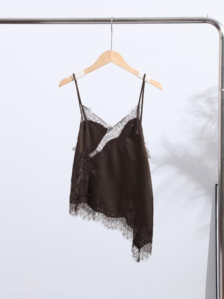 Damen Spitzen-Camisole-Top Damen Modisches und vielseitiges ärmelloses Westchen 2026 Neues Modell