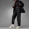 adidas Originals Casual Fashion Side Button Drawstring Knitted Sports Pants Women Bottoms Black H22795