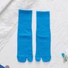 New High Quality Combed Cotton Split Toe Socks Unisex Simple Comfortable Two-Toed Socks Japanese Harajuku Men Women's Tabi Socks