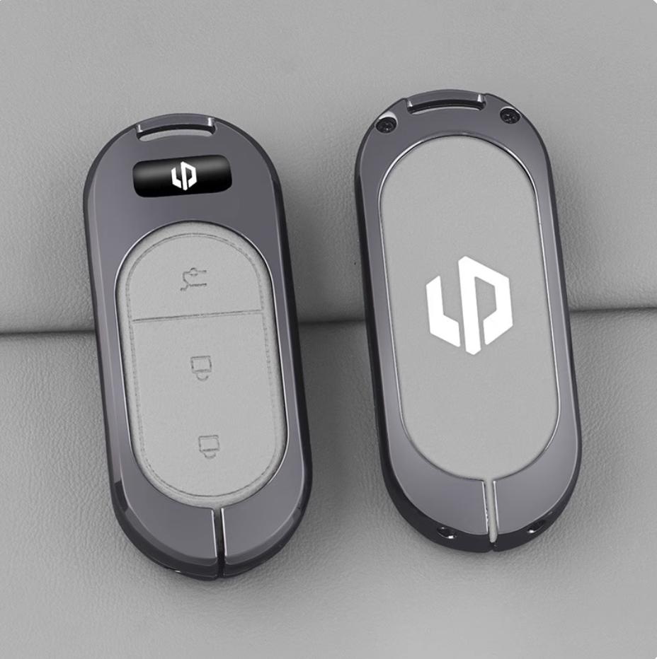 

Car New Zinc Alloy Car Key Case For Leapmotor B01 B10 C10 C11 C16 Remote Cover Bag Shell Keychain Holder Accessories