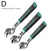 2/3Pcs Universal Adjustable Wrench High Carbon Steel Wrench Tool Tougher Multiple Pipe Self-locking Durablily Wrench Sizes Z3E1