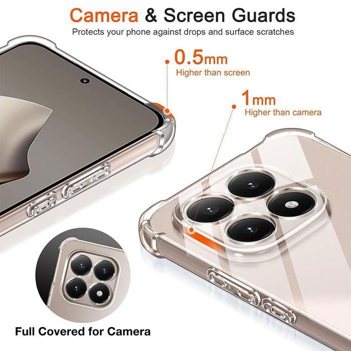 Coque de protection - E.F.Connection - Xiaomi 15T - Silicone Transparent - Antichoc - Slim