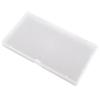 1pc Plastic Transparent Box For Mask Storage Box Large Size Small Accessory Storage Frosted Plastic Box