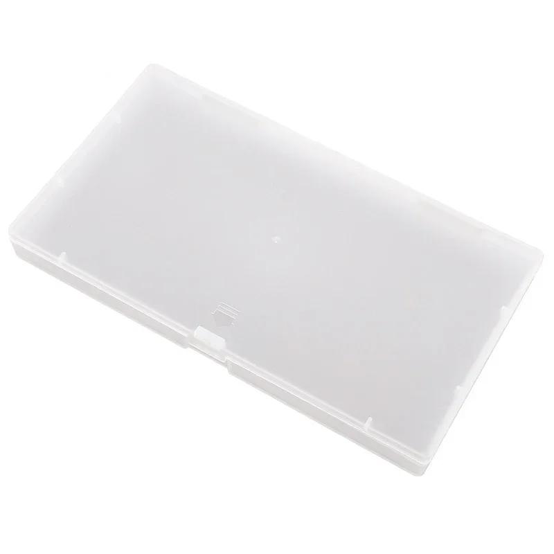 1pc Plastic Transparent Box For Mask Storage Box Large Size Small Accessory Storage Frosted Plastic Box