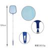 Pool Skimmer Net with 5 Aluminum Pole Sections 64'', Cleaning Leaf of Swimming Pools, Spas, Hot Tubs and Fountains