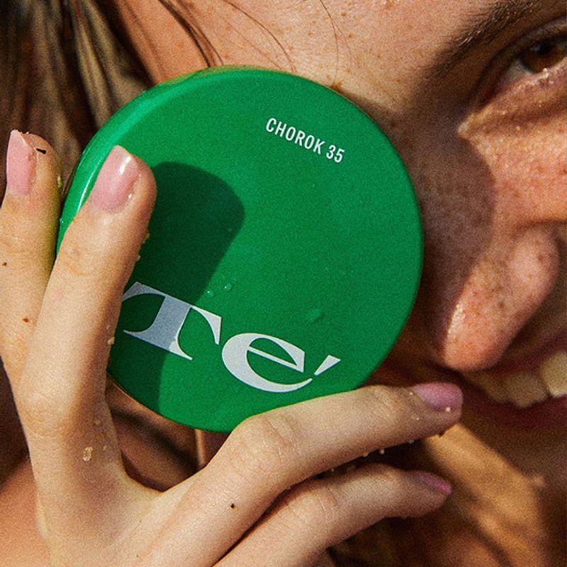 Te’ [NEW] Full Green 35_CHOROK 35_Daily Weapon-Free Repeat Sun Cushion (14g)