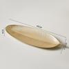 INS Nordic Gold-Toned Candy Snack Tray, Creative Serving Plate for Living Room Dining Table Decor