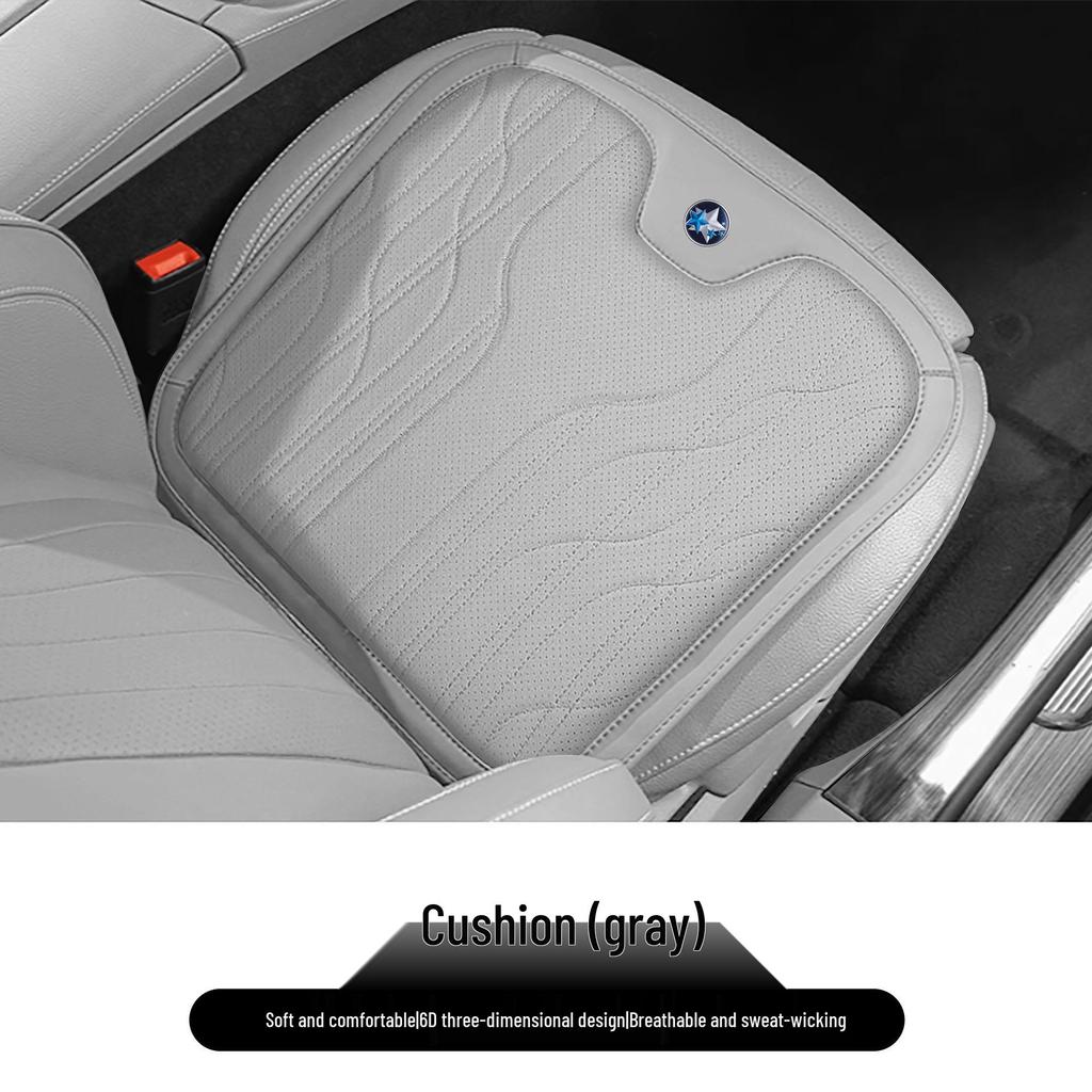 Venucia Car Neck and Lumbar Support Cushion - Memory Foam Comfort Headrest Pillow