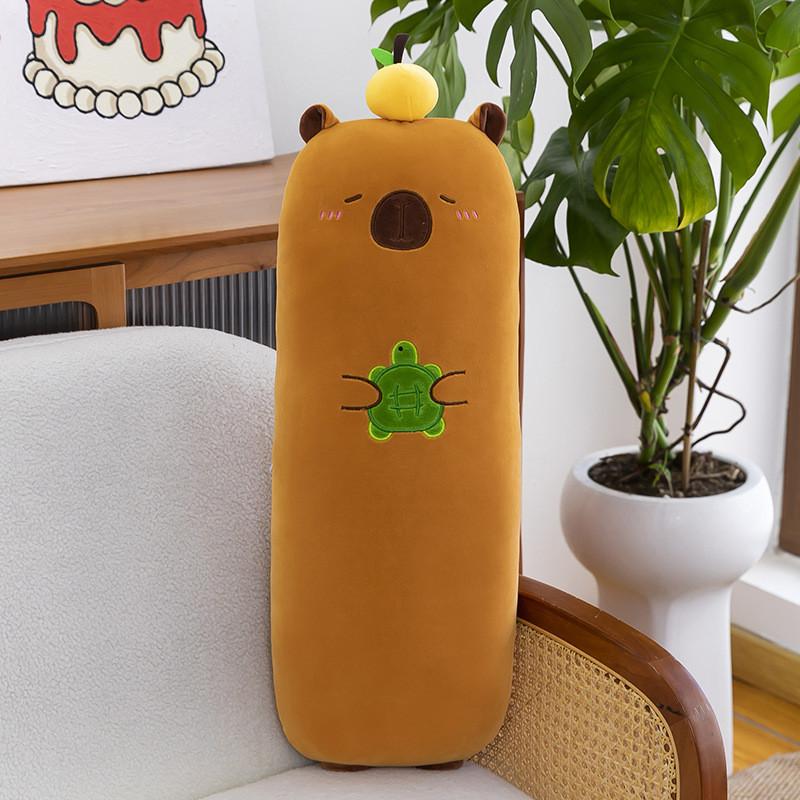

French With Capybara Fries Hamburgers Tree Plush Toy Stuffed Animal Doll Gift Tortoise,50cm
