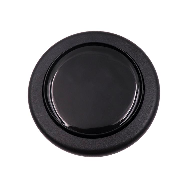 Custom logo Carbon Fiber Look High Performance Steering Wheel Horn Button Switch Push Cover For Universal