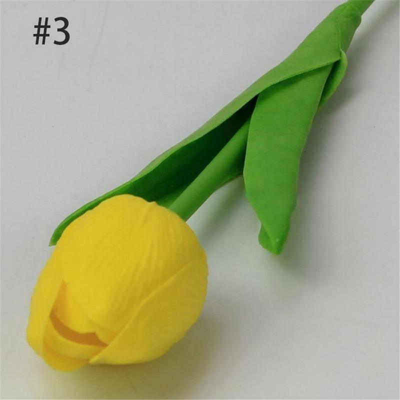 1pcs New Handmade Tulip Wedding Bouquet Brooch Bridal Bridesmaids Flowers Home Decor