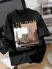 Summer Unisexs 100 Pure Cotton Casual Fashionable Loose Boston EST 1997 Printed Round Neck Short Sleeved TShirt Versatile Top