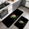 Legia Warsaw Flannel Kitchen Mat Christmas Soft Area Rug Non Slip Floor Carpet Home Decoration