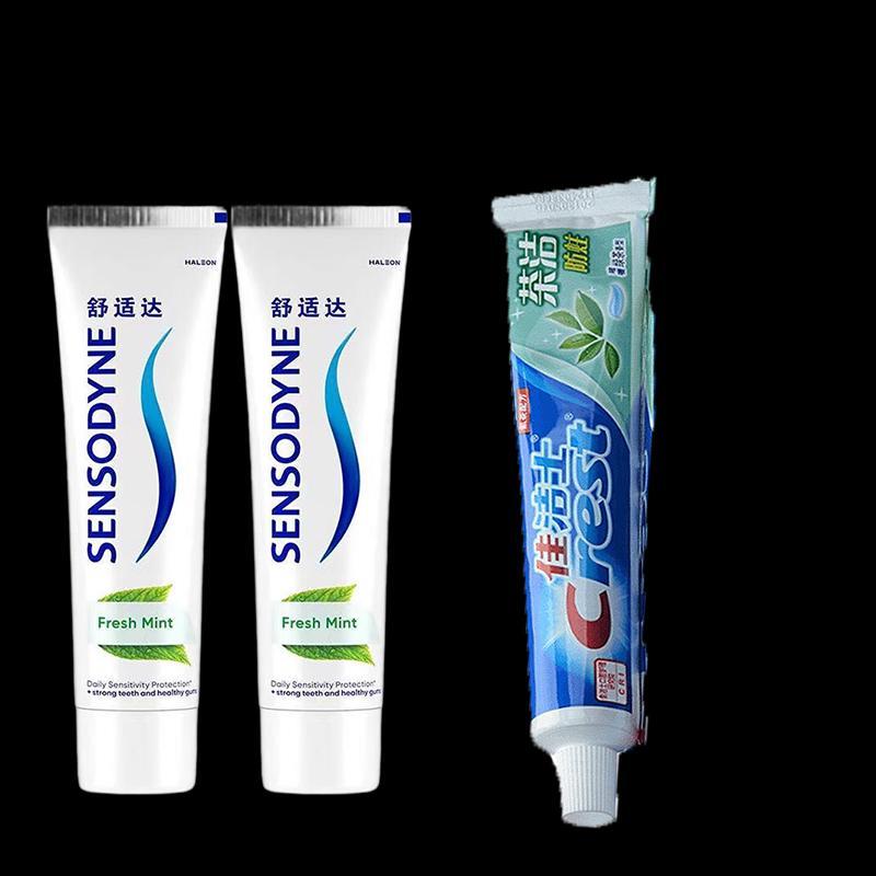 Sensodyne Anti-Cavity & Sensitivity Toothpaste Combo: Mint & Tea