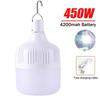 100/500W Portable Camping Lamp Battery Lantern Outdoor Rechargeable Mobile LED Bulbs Fishing Tent Patio Porch Garden Lighting