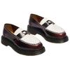 Dr. Martens Penton Heart Suede Fashion Slip-On Loafers Women loafers Cherry-Red 42594600