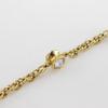 Chanel COCO Mark Necklace Vintage Plated Gold/Rhinestone 37g Women Used