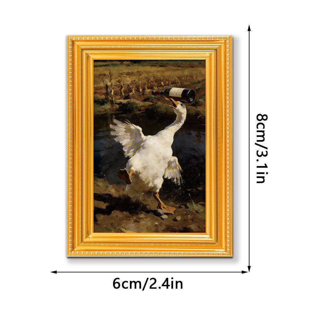 3D Wooden Photo Frame Poster Refrigerator Magnet - Creative and Quirky Decorative Magnet