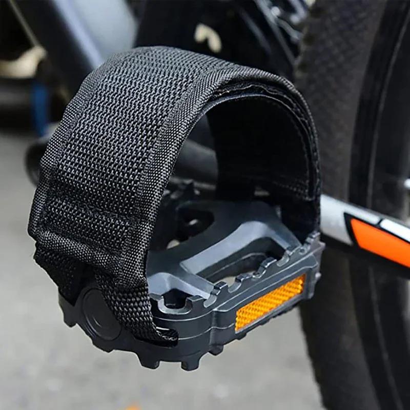 1 Pair Bike Bicycle Adhesive Straps Pedal Toe Clip Strap Belt Suitable Bike Bicycle Pedal Tape Anti-slip Toe