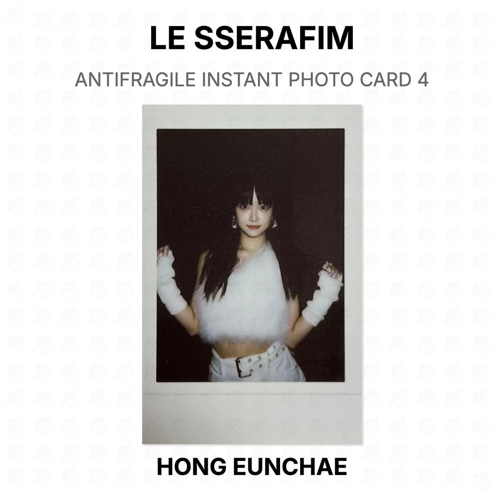LE SSERAFIM ANTIFRAGILE INSTANT PHOTO CARD 4 Official Photocard