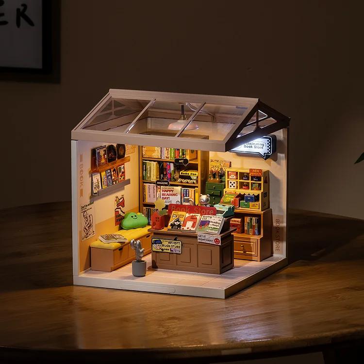 Robotime Rolife Серия Super Store пластиковый 3D-пазл DIY Миниатюрный набор для кукольного домика Наборы строительных блоков для подарков