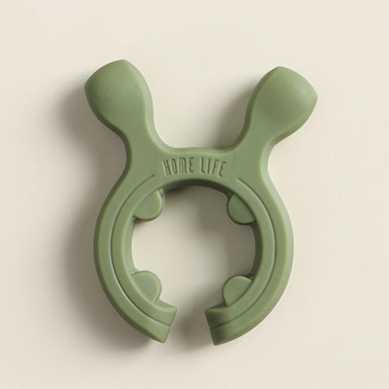 Spatula Holder Spoon Rest Heat Resistance Non-Slip Silicone Pot Spoon Holder Clip Mini Stove Top Spatula Holder