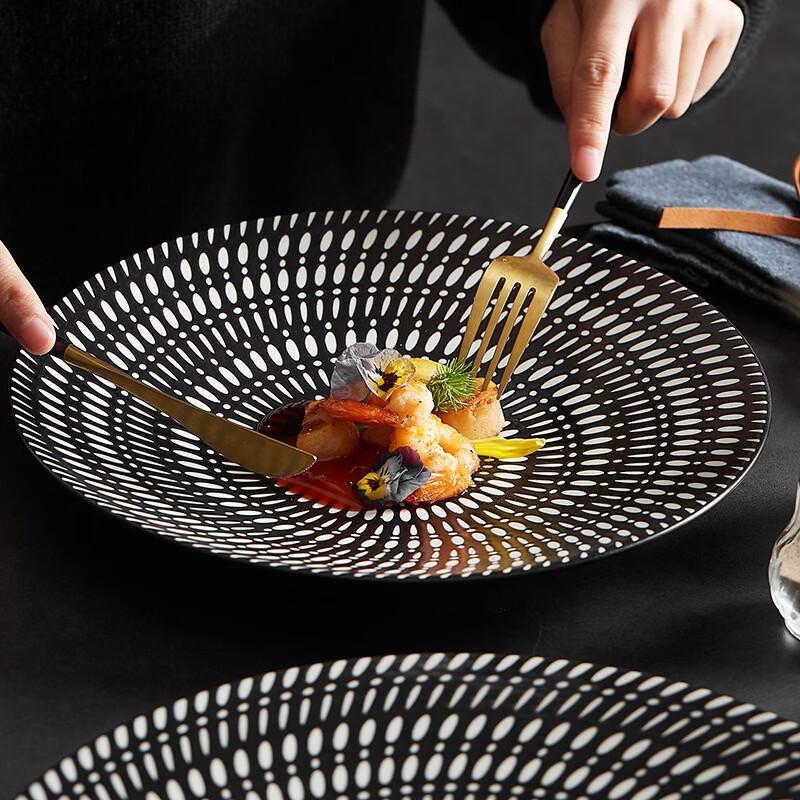 Nordic Luxury Bone China Dinner Plate