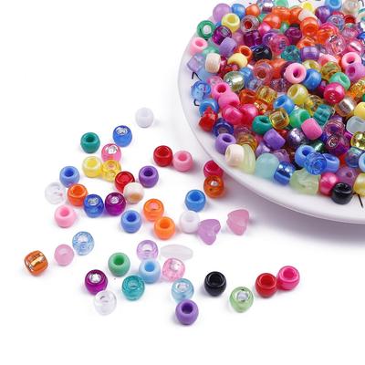 100 perline di zucchero acrilico per risultati di gioielli, accessori per braccialetti fai da te