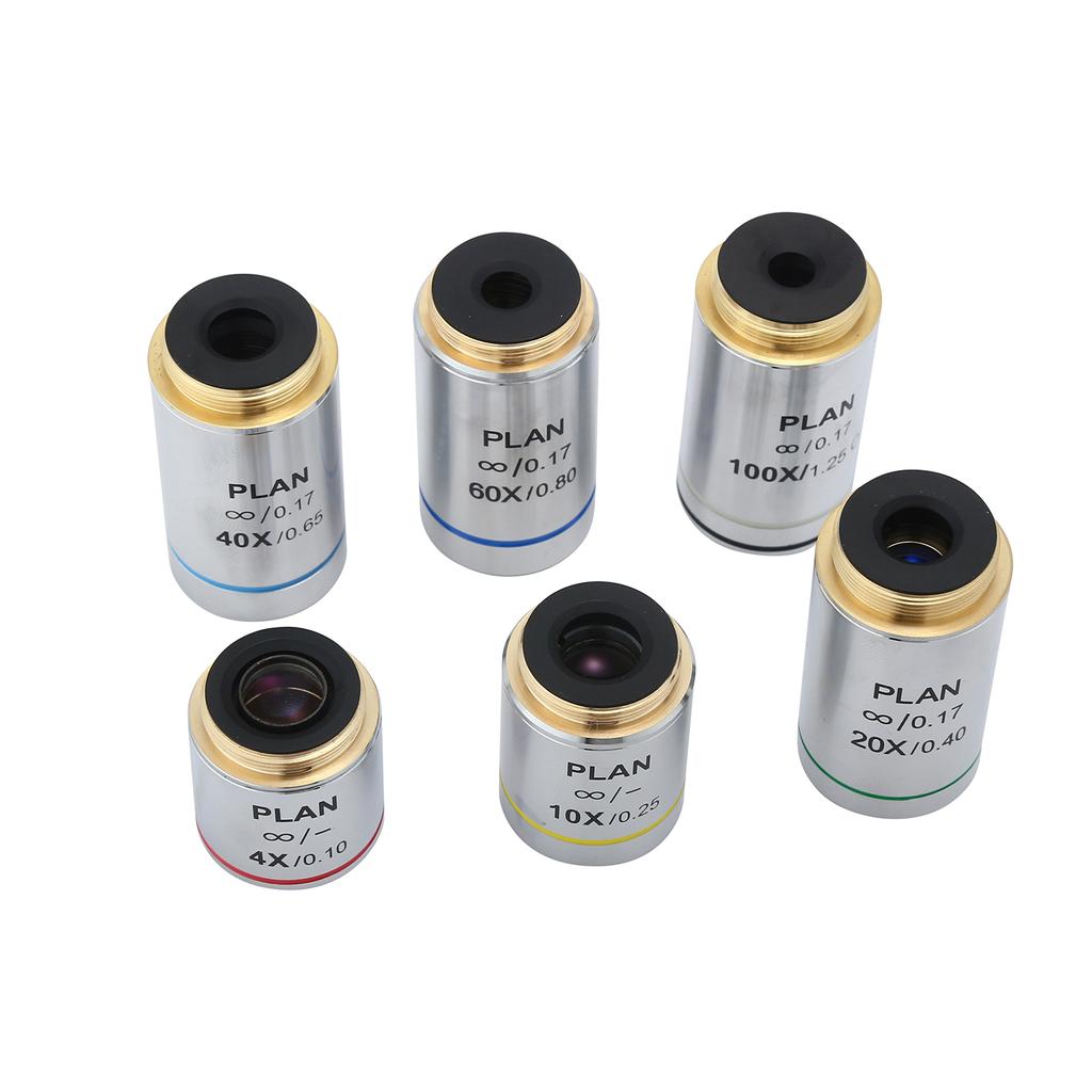 Microscope Objective Lens Laboratory Outdoor Replacements Tool 195 Achromatic 20.2mm Biological Microscope Parts