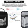 French Bulldog Art Print Portable Thermal Lunch Bag Insulated Lunch Box Reusable Cooler Totes for Women Boys Girls Work Picnic