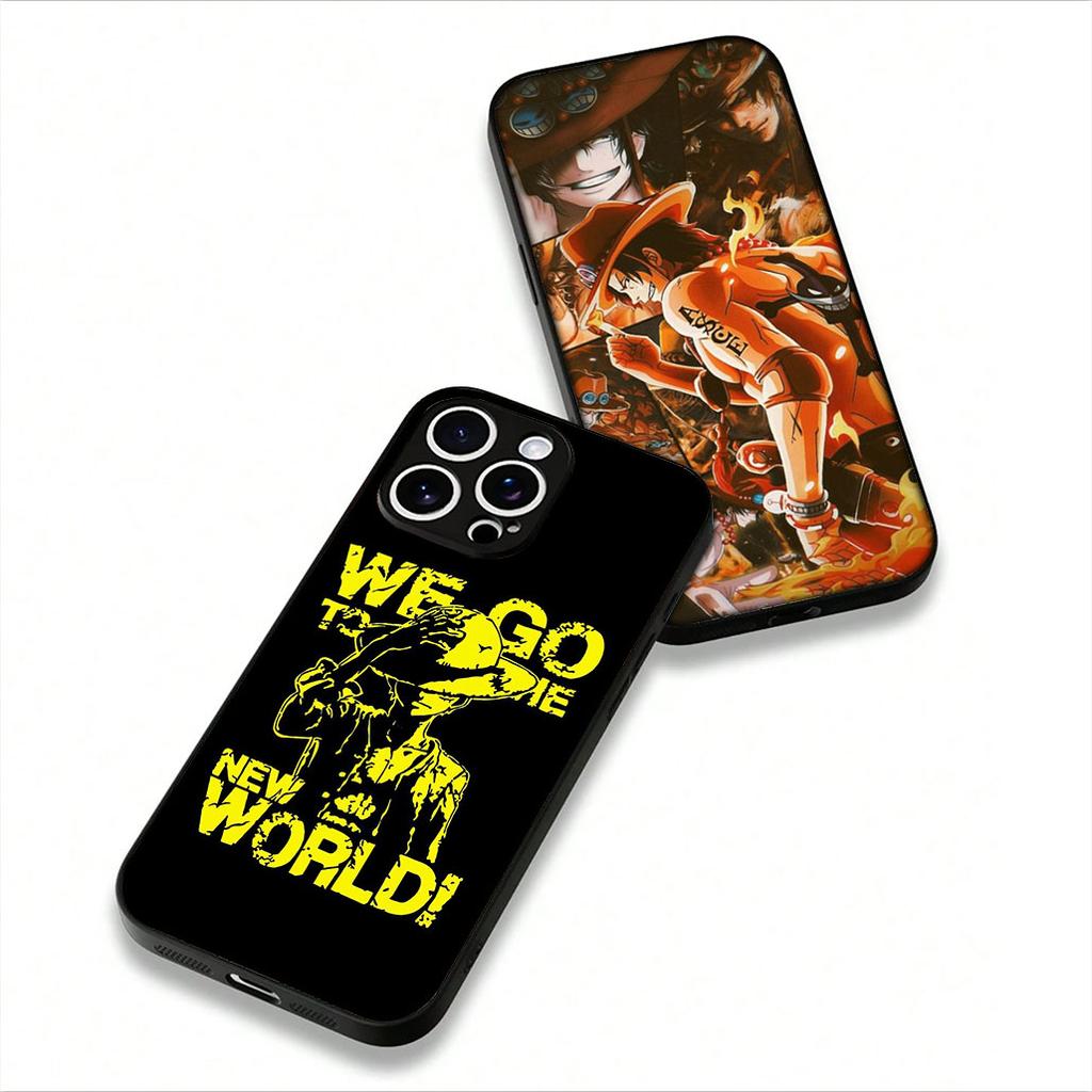 For Samsung Galaxy A55 A54 A25 A36 A17 A26 A35 A33 A34 A14 A37 S8 S9 S20 S21 FE S10 Plus Case Portgas D Ace ONE PIECE Luffy