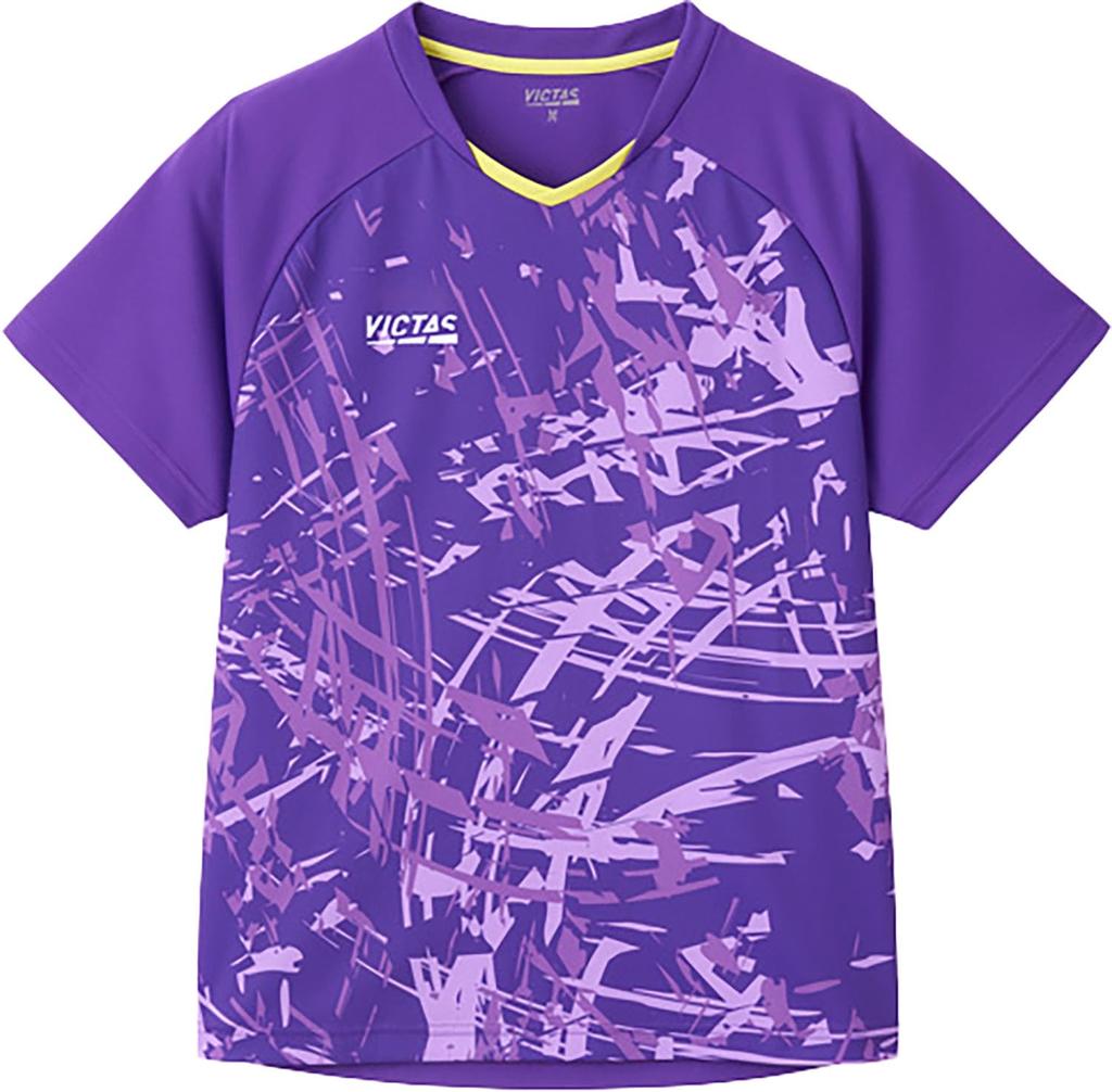 Victorus Table Tennis Table Tennis Streak Game 612503 Uniform, J.T.T.A (Japan Association) Approved, Moisture-Wicking, Quick-Drying, Unisex, Shirt,