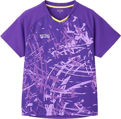 Victorus Table Tennis Table Tennis Streak Game Size 3XL Uniform, J.T.T.A (Japan Association) Approved, Moisture-Wicking, Quick-Drying, Unisex, Shirt,