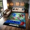 Sonic Hedgehog Carpet Non Slip Rug Plush Rug Small Rug Kitchen Floor Mat Outdoor Rug Non Shedding