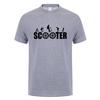 Stunt scooter T Shirt Summer Unisex Short Sleeve Cotton Tshirt Cool Unisex Tshirts JL107