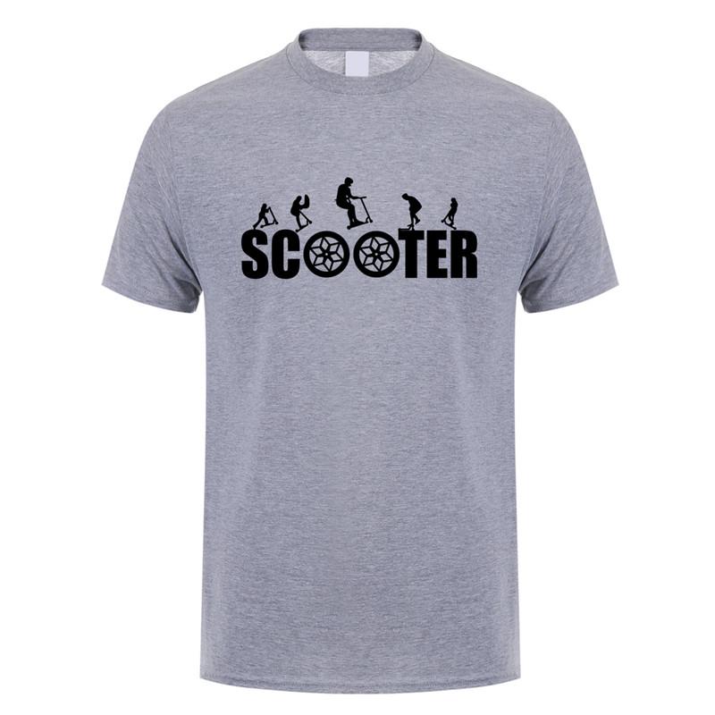 Stunt scooter T Shirt Summer Unisex Short Sleeve Cotton Tshirt Cool Unisex Tshirts JL107