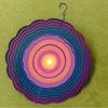 10 Inch Hanging Wind Spinner with Circular Design 360 Degree Rotating Hook for Balcony Lawn Garden Decor Creative Gift Idea