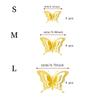 48pcs/4set 3D Butterfly Wall Decor 4 Styles 3 Sizes,Butterfly Decorations for Butterfly Birthday Party Cake Room Decorations