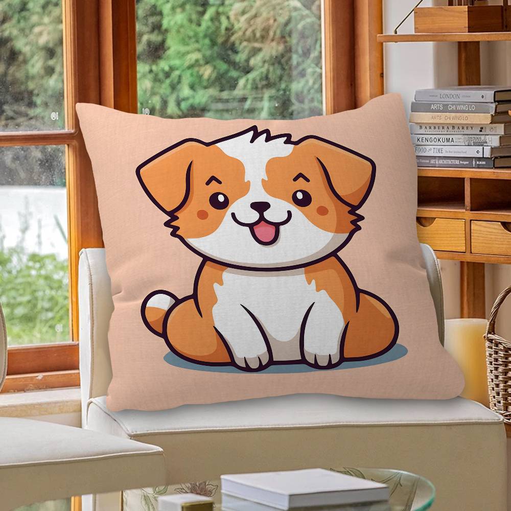 Cute Dog Pillow Anime Pillow Sofa Bed Head Pillow Cover Cushion Cover 45x45 Cm Fashion