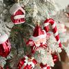 2pcs/set Christmas Tree Hanging Ornament Red White Candy Cane Pendant Navidad Home Xmas Gifts New Year Christmas Decor 2026