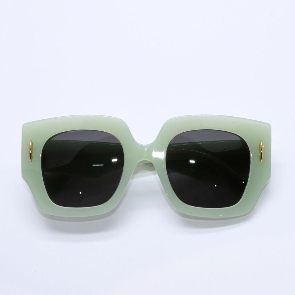 Used Very good condition LOEWE Sunglasses Eyewear LW40129U 95A Size 5022 140 Anagram Logo Pastel Green Used 4a003236